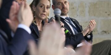 La sorella della premier a iniziativa FdI Caivano
