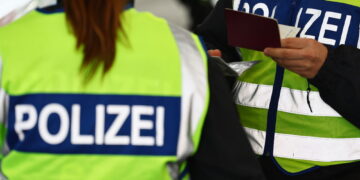 Polizia sul posto in forze