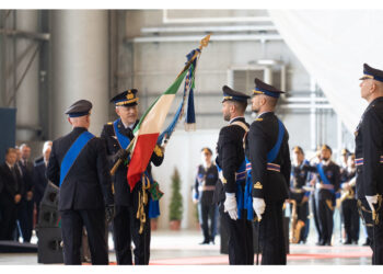 Cerimonia a Ciampino. Crosetto