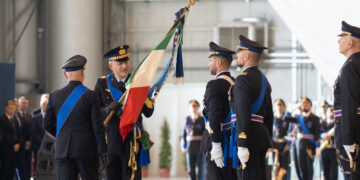 Cerimonia a Ciampino. Crosetto