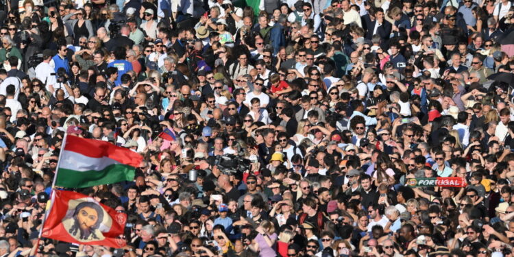 Stima delle forze dell'ordine in piazza