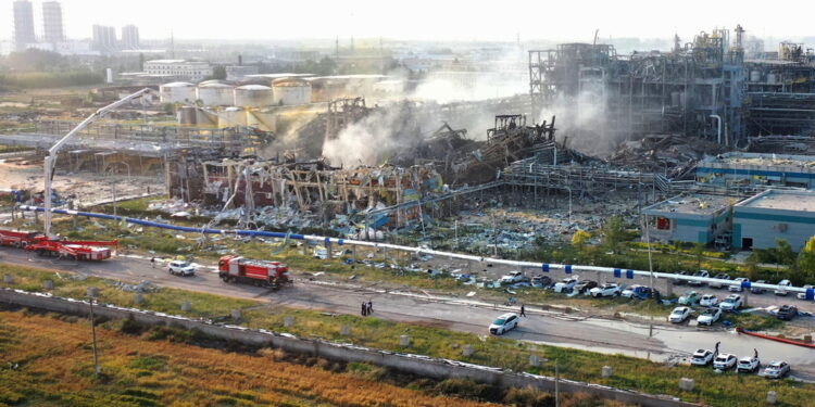 Alla Shandong Youdao Chemical nella città di Gaomi nell'est