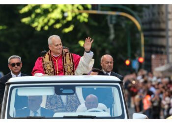 E' stato accolto dal cardinale Rolandas Makirckas