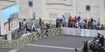 La stima delle forze dell'ordine presenti in piazza