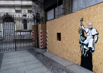 Opera 'The American Dream' realizzata da aleXsandro Palombo