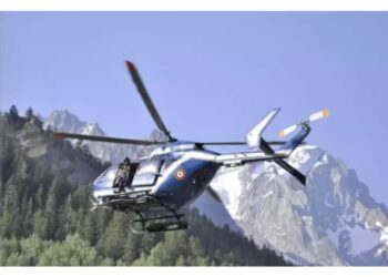 L'incidente ieri mattina sul versante francese del massiccio