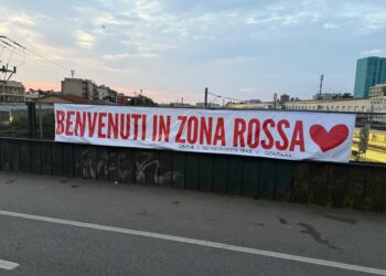 Era appeso su cavalcavia Arcella