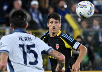 Per Alessio Iovine ultima gara da calciatore contro l'Inter (foto Roberto Colombo)