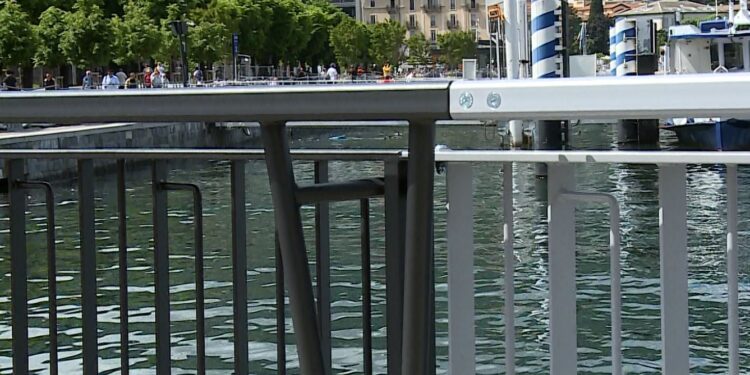 Nuovi parapetti lungolago Como