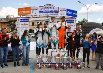 Il podio finale del Rally Valle Intelvi
