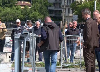 Sopralluogo lungolago nuovi parapetti