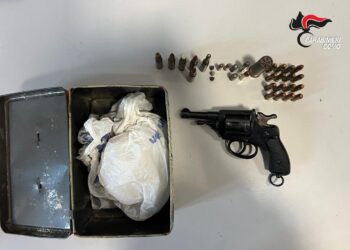 pistola e munizioni trovati tra i rifiuti a Erba