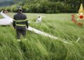 Aliante Grandola ed Uniti atterraggio d'emergenza