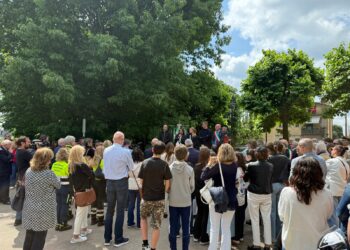 Il parco di via Foscolo a Crevenna, frazione di Erba, intitolato a Cristina Mazzotti