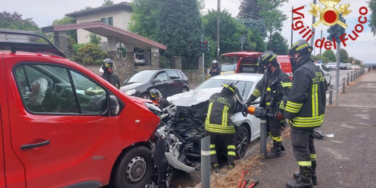 Incidente stradale questa mattina a Veniano 27052025