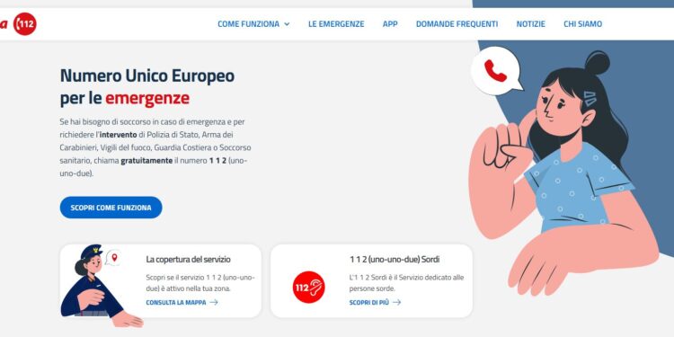 112 nuovo sito
