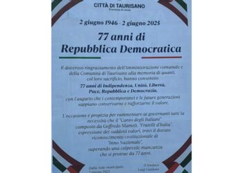 Numero su manifesti è stato poi corretto a mano con '79 anni'