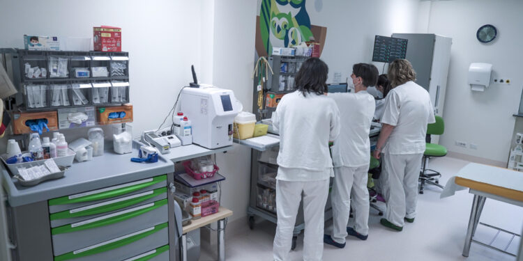 La piccola è in ospedale