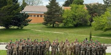Guastatori alpini in Provenza con i legionari francesi