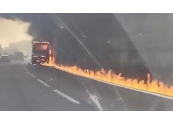 Soccorsi dalla Polizia Stradale e dai Vigili del fuoco