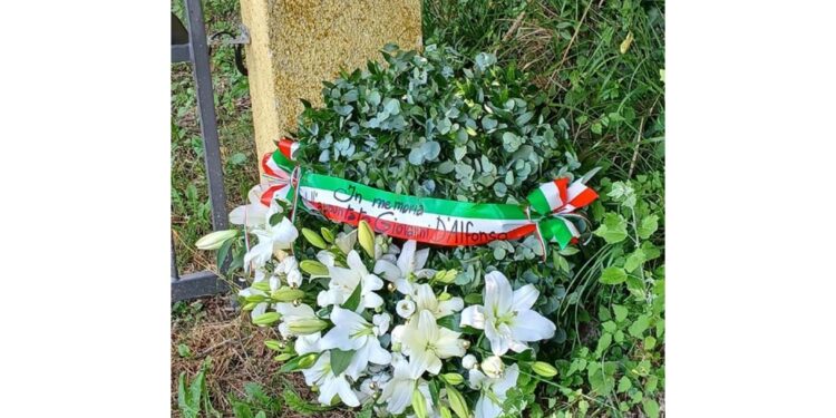 Nella piazza del Comune a Melazzo breve commemorazione