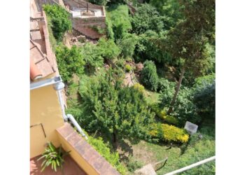 A causa d'infiltrazioni acqua. Chiusi nido e negozi nella strada