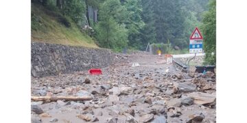 Una perturbazione si è abbattuta nella notte sulla zona