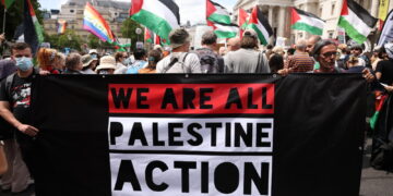 A Londra la protesta dei sostenitori di Palestine Action