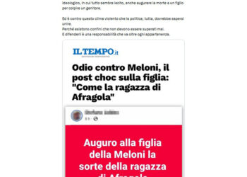 'Gesto stupido. Non mi sento rappresentato da questo governo'