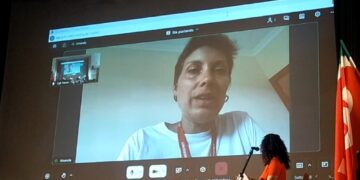 L'intervento in collegamento a Trieste