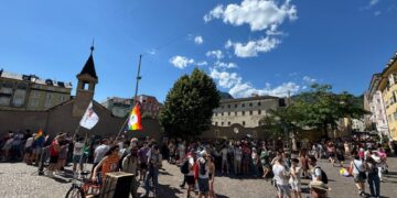 Al corteo la sindaca di Merano Zeller