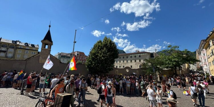Al corteo la sindaca di Merano Zeller