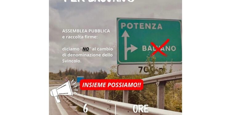 Domani a Balvano un'assemblea pubblica promossa dall'ex sindaco