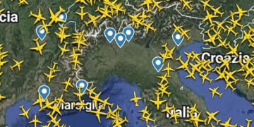 Partenze e arrivi bloccati per un'ora e mezza
