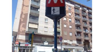 Su un convoglio della linea A alla fermata Barberini