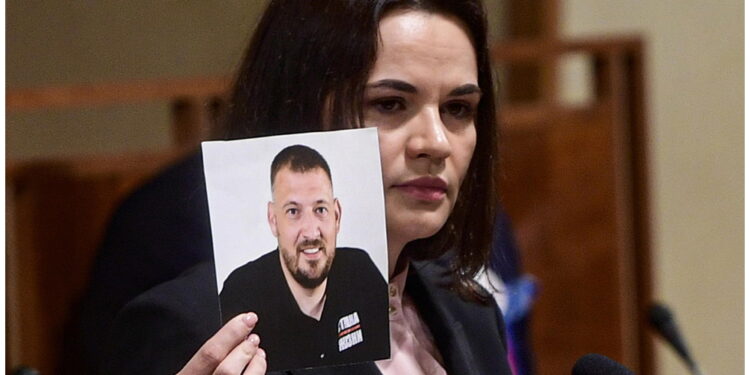 Marito dell'attuale leader di opposizione Svetlana Tikhanovskaya