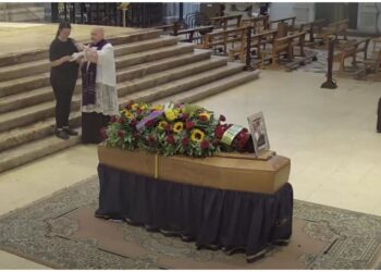 Ai funerali a Catania