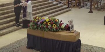 Ai funerali a Catania