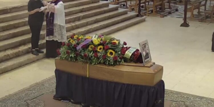 Ai funerali a Catania