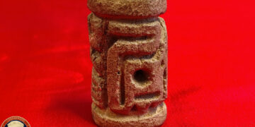 Marchiava o decorava oggetti in terracotta. Tra IV-XVI sec.a.C.