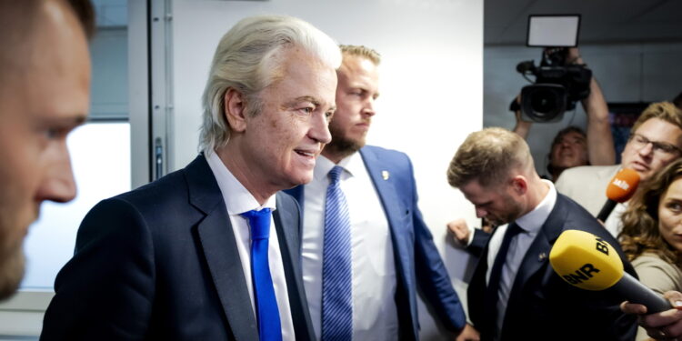 Il leader del Pvv esce dalla colazione