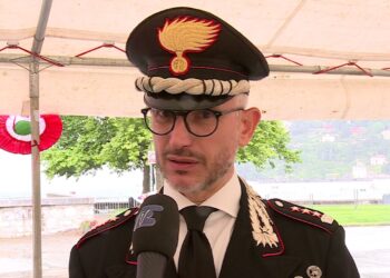 Colonnello giuseppe Colizzi, comandante provinciale carabinieri Como
