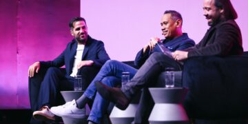 LONDON, ENGLAND - JUNE 04: <> speak onstage during the "The Beautiful Game In Beautiful Locations" panel discussion on day three of SXSW London 2025 at the Truman Brewery on June 04, 2025 in London, England. (Photo by Jack Taylor/Getty Images for SXSW London)