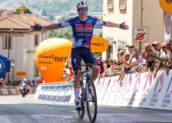 La vittoria di Vervenne sul traguardo di Cantù