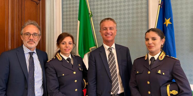 Da sinistra, Marco Calì, Chiara Nocera, Corrado Conforto Galli e Miriam Massaro