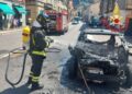 auto incendiata
