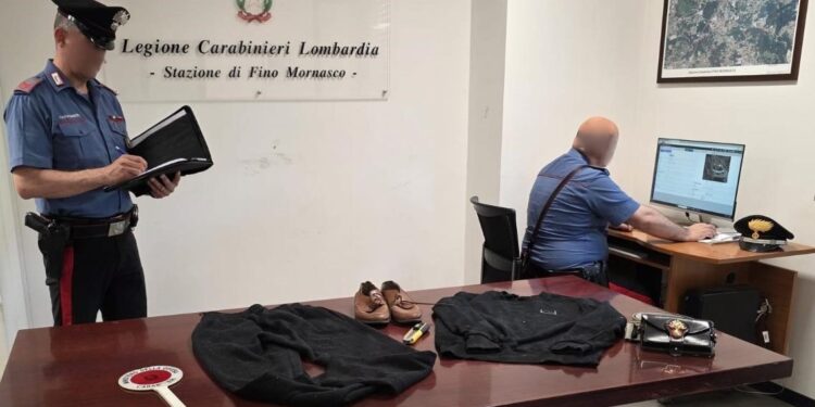 Rapina farmacia Casnate con Bernate