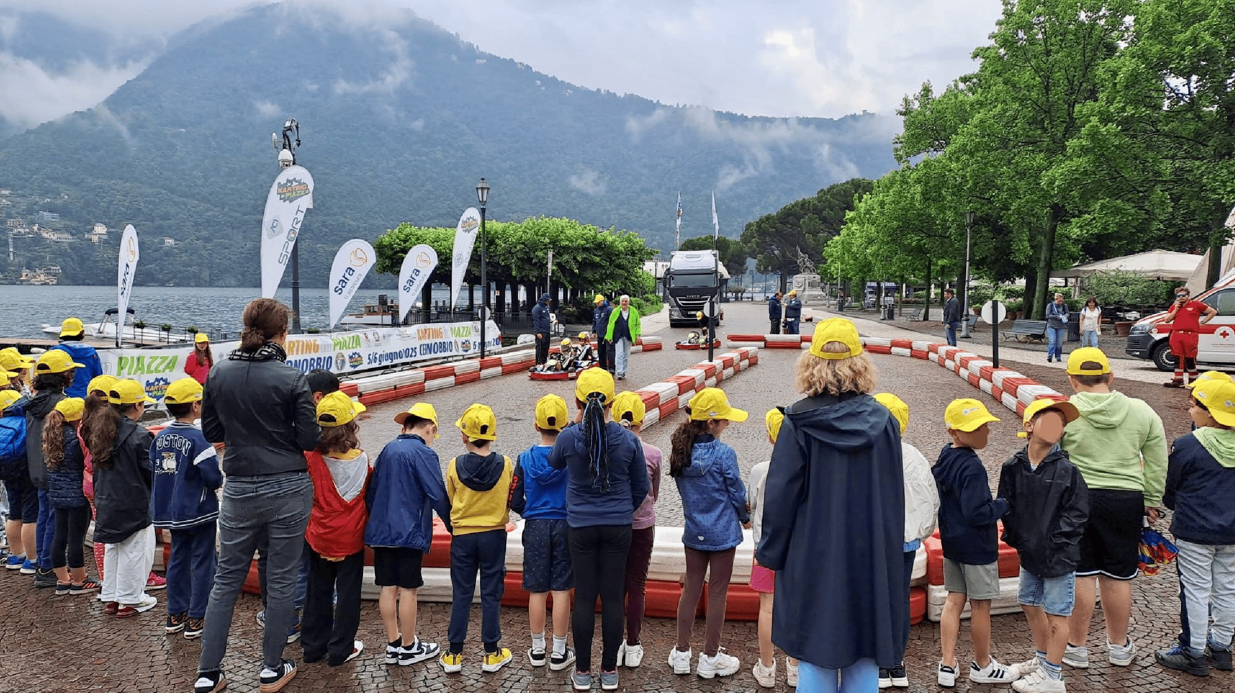 ACI Como, successo per “Karting in Piazza” a Cernobbio