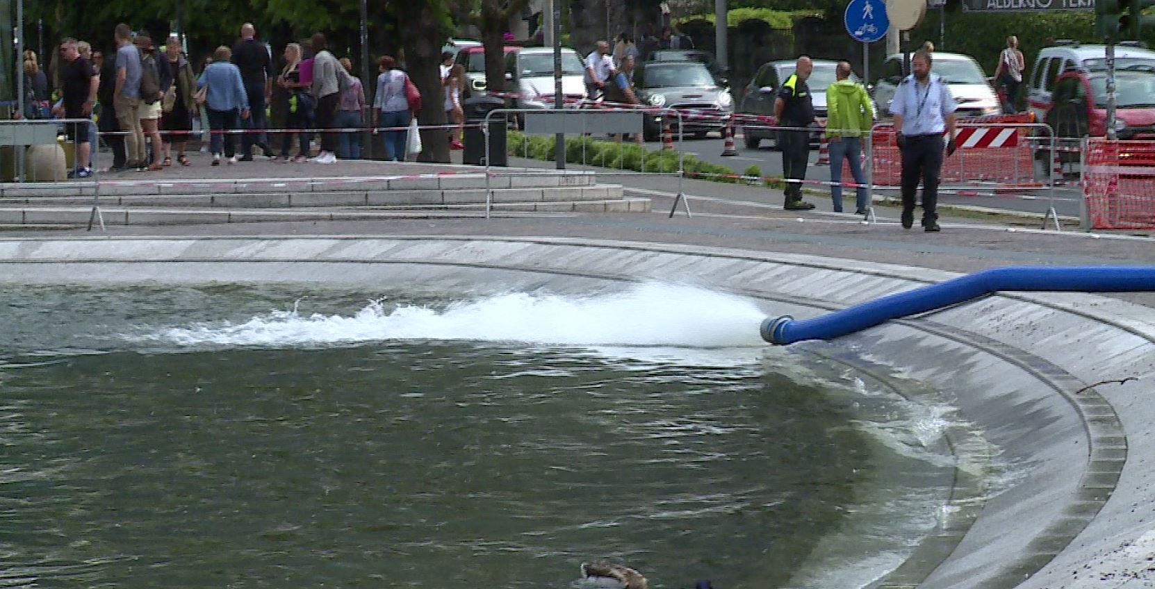 Como, le pompe nelle vasche sul Lungolago inizieranno a funzionare la prossima settimana. L’annuncio dell’assessore Sertori