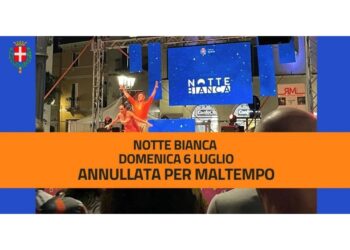 Cancellato lo spettacolo in piazza Matteotti